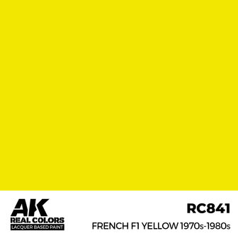 RC841 - French F1 Yellow 1970s-1980s 17ml - [AK Interactive]