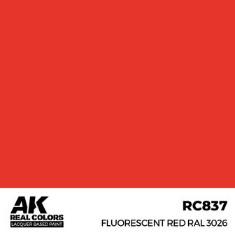 RC837 - Fluorescent Red RAL 3026 17ml - [AK Interactive]