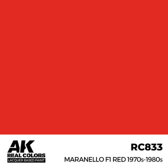 RC833 - Maranello F1 Red 1970s-1980s 17ml - [AK Interactive]