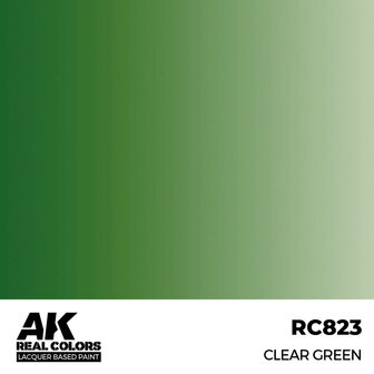 RC823 - Clear Green 17ml - [AK Interactive]