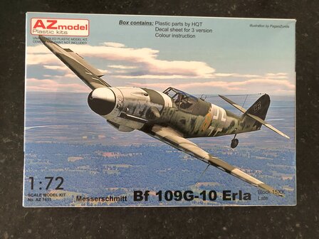 AZ Model AZ7611 - Messerschmitt Bf 109G-10 Erla Block 15XX Late - 1:72