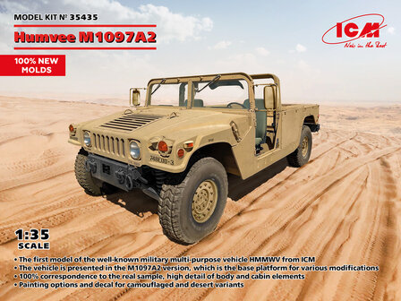 ICM 35435 - Humvee M1097A2 - 1:35