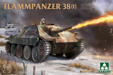 Takom 2180 - Flammpanzer 38(t) - 1:35