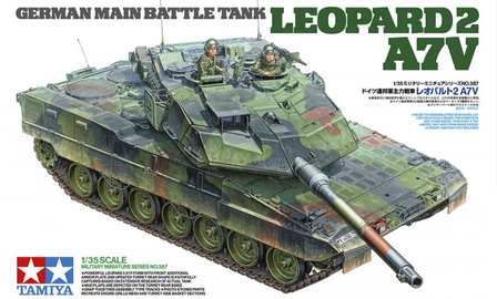 Tamiya 35387 - Leopard 2 A7V German Battle Tank - 1:35