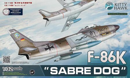 Kitty Hawk KH32008 - F-86K &quot;Sabre Dog&quot; - 1:32