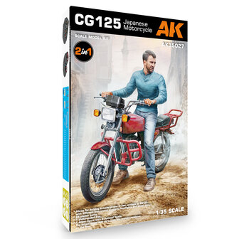 AK35027 - CG125 Japanese Motorcycle - 1:35