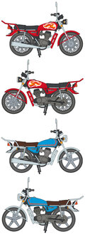 AK35027 - CG125 Japanese Motorcycle - 1:35