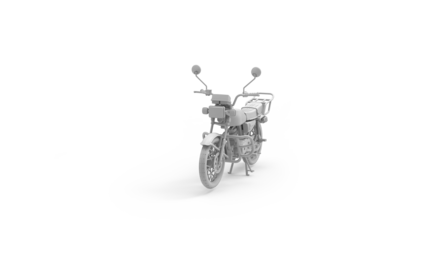 AK35027 - CG125 Japanese Motorcycle - 1:35