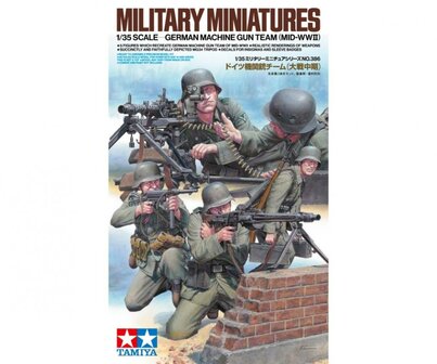 Tamiya 35386 - German Machine Gun Team Set - 1:35