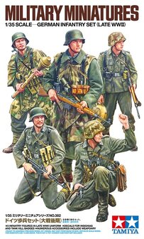 Tamiya 35382 - German Infantry Set Late WWII - 1:35