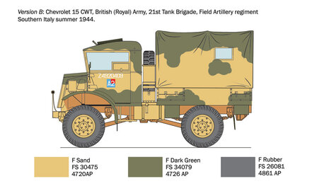 Italeri 233 - Chevrolet 15 CWT - 1:35