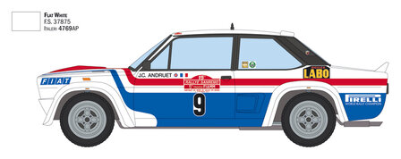 Italeri 3621 - Fiat 131 Abarth 1977 Sanremo Rally Winner - 1:24