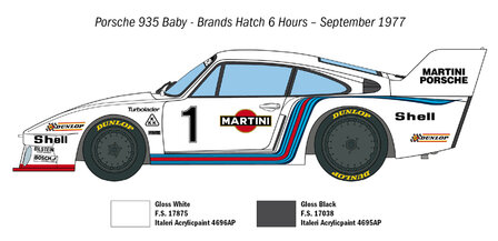 Italeri 3639 - Porsche 935 Baby - 1:24