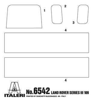 Italeri 6542 - Land Rover SERIES III 109 &quot;Guardia Civil&quot; - 1:35