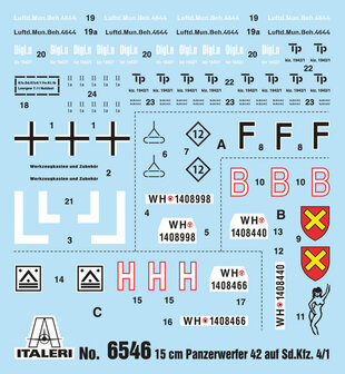 Italeri 6546 - 15 cm. Panzerwerfer 42 auf Sd.Kfz. 4/1 - 1:35
