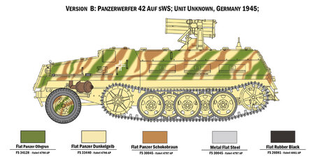 Italeri 6562 - 15 cm. Panzerwerfer 42 auf sWS - 1:35