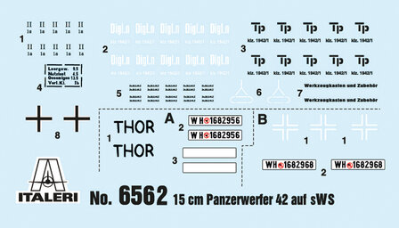 Italeri 6562 - 15 cm. Panzerwerfer 42 auf sWS - 1:35