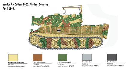 Italeri 6573 - 38 cm RW 61 auf Sturmm&ouml;rser Tiger - 1:35