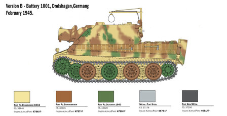 Italeri 6573 - 38 cm RW 61 auf Sturmm&ouml;rser Tiger - 1:35