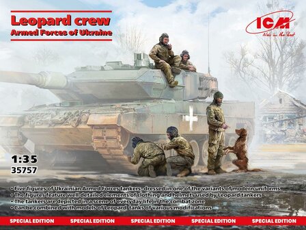 ICM 35757 - Leopard crew of the Armed Forces of Ukraine - 1:35