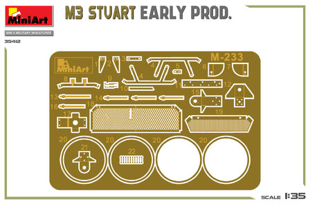 MiniArt 35412 - M3 Stuart Early Prod. - 1:35