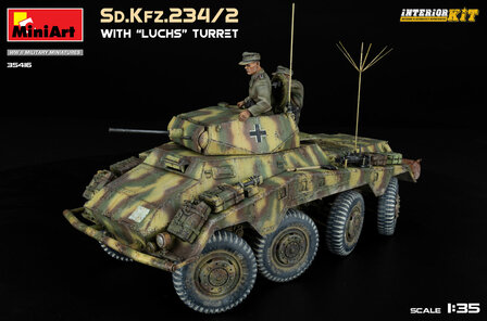 MiniArt 35416 - Sd.Kfz.234/2 With &ldquo;Luchs&rdquo; Turret. Interior Kit - 1:35