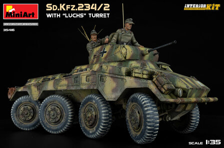 MiniArt 35416 - Sd.Kfz.234/2 With &ldquo;Luchs&rdquo; Turret. Interior Kit - 1:35