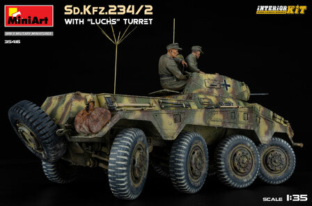 MiniArt 35416 - Sd.Kfz.234/2 With &ldquo;Luchs&rdquo; Turret. Interior Kit - 1:35