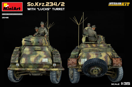 MiniArt 35416 - Sd.Kfz.234/2 With &ldquo;Luchs&rdquo; Turret. Interior Kit - 1:35