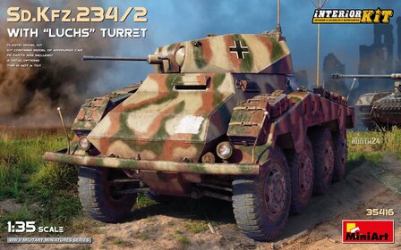 MiniArt 35416 - Sd.Kfz.234/2 With &ldquo;Luchs&rdquo; Turret. Interior Kit - 1:35