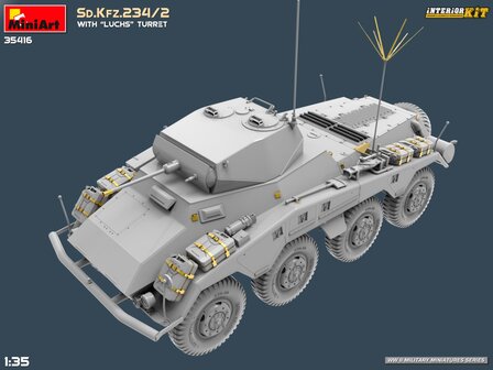 MiniArt 35416 - Sd.Kfz.234/2 With &ldquo;Luchs&rdquo; Turret. Interior Kit - 1:35