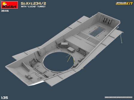 MiniArt 35416 - Sd.Kfz.234/2 With &ldquo;Luchs&rdquo; Turret. Interior Kit - 1:35
