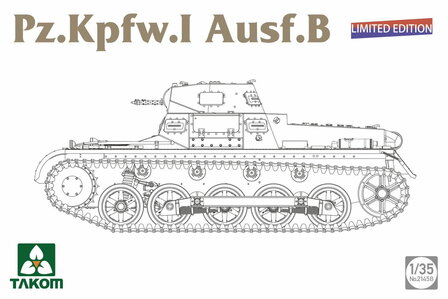 Takom 2145B - Pz.Kpfw.I Ausf. B Limited Edition - 1:35