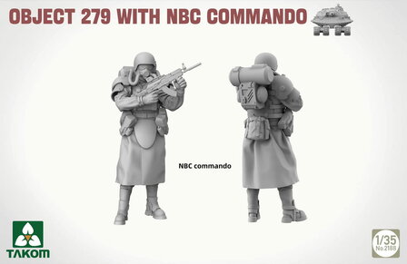 Takom 2188 - Object 279 With NBC Commando - 1:35