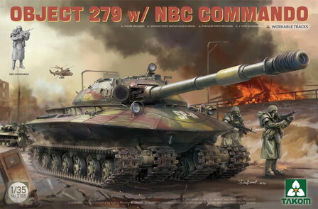 Takom 2188 - Object 279 With NBC Commando - 1:35