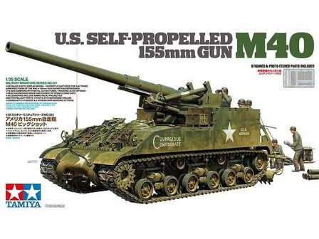 Tamiya 35351 - M40 U.S. Self-Propelled 155mm Gun - 1:35