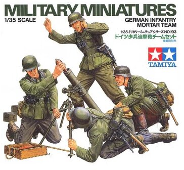 Tamiya 35193 - German Infantry Mortar Team - 1:35