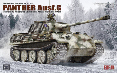 RFM 5112 - Panther Ausf. G German Medium Tank Sd.Kfz.171 - 1:35