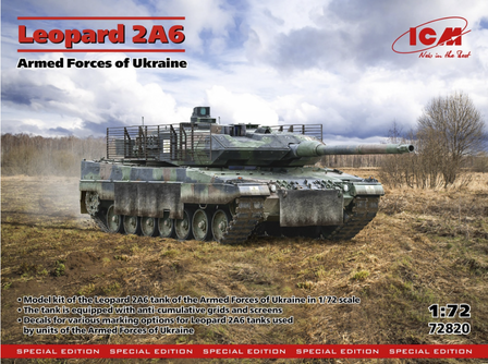 ICM 72820 - Leopard 2A6 Armed Forces of Ukraine - 1:72