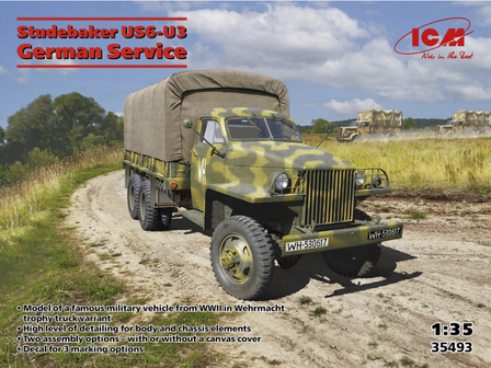 ICM 35493 - Studebaker US6-U3 German Service - 1:35