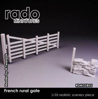 RDM35B05 - Norman rural gate - 1:35 - [RADO Miniatures]