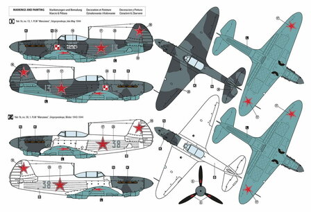 Hobby 2000 48033 - Yak-1b 1. PLM &quot;Warszawa&quot; 1944-45 - 1:48