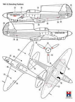 Hobby 2000 48033 - Yak-1b 1. PLM &quot;Warszawa&quot; 1944-45 - 1:48