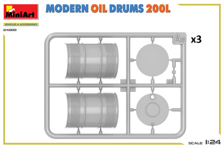 MiniArt 24008 - Modern Oil Drums - 1:24