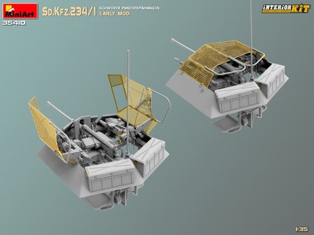 MiniArt 35410 - Sd.Kfz.234/1 Schwerer Panzersp&auml;hwagen Early Mod. - 1:35