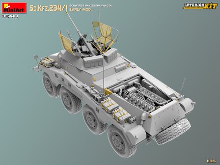 MiniArt 35410 - Sd.Kfz.234/1 Schwerer Panzersp&auml;hwagen Early Mod. - 1:35