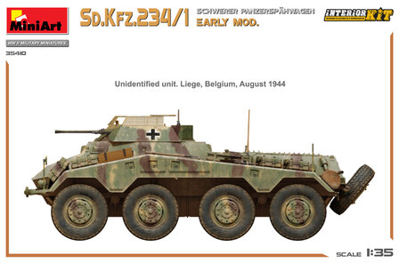 MiniArt 35410 - Sd.Kfz.234/1 Schwerer Panzersp&auml;hwagen Early Mod. - 1:35