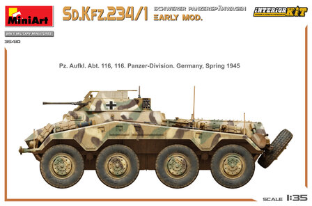 MiniArt 35410 - Sd.Kfz.234/1 Schwerer Panzersp&auml;hwagen Early Mod. - 1:35