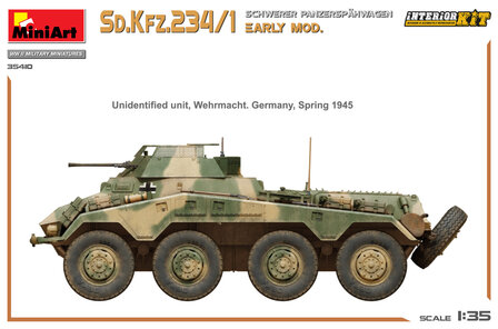 MiniArt 35410 - Sd.Kfz.234/1 Schwerer Panzersp&auml;hwagen Early Mod. - 1:35