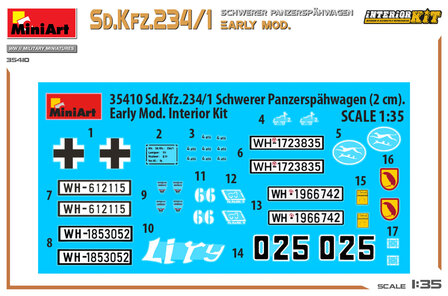 MiniArt 35410 - Sd.Kfz.234/1 Schwerer Panzersp&auml;hwagen Early Mod. - 1:35